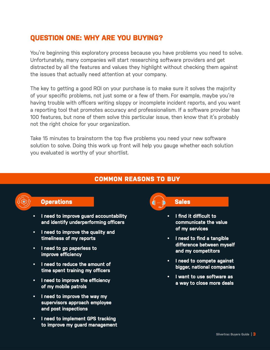 Guard Management Buyers Guide eBook inner page Guard Management Buyers Guide eBook inner page