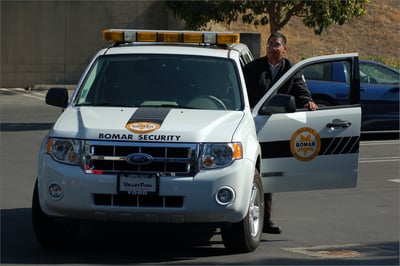 Security Company Mobile Patrol Vehicle