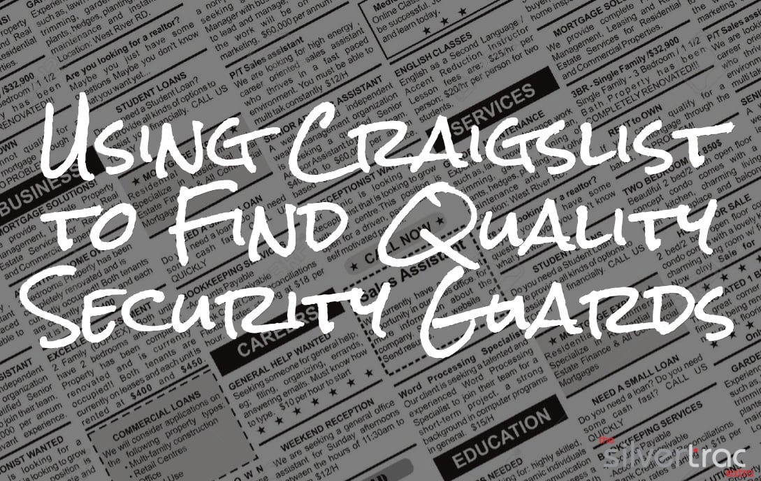 Craigslist vancouver security guard jobs